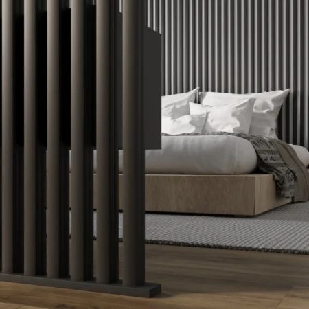 Рейка интерьерная МДФ Stella Милана Black Edition 2700х30х20мм