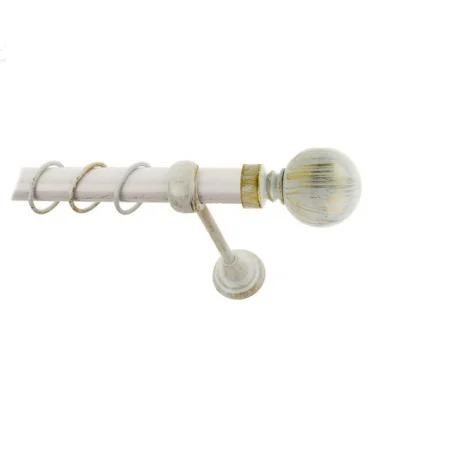 Наконечник Ø25мм 059 Шар большой, БЕЛОЕ ЗОЛОТО *1