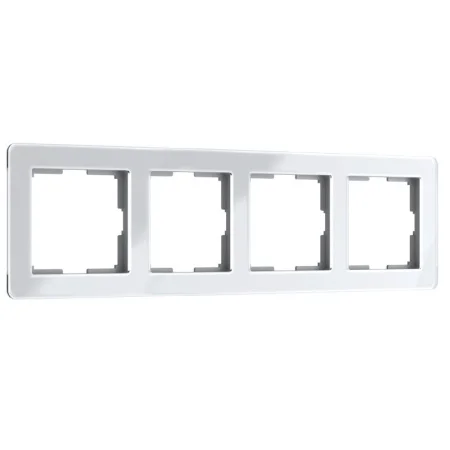 Рамка Werkel Acrylic на 4 поста (белый) W0042701
