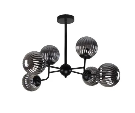 Люстра 20114/6BK SM в стиле модерн (ЭкономСвет) *1