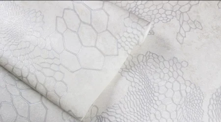 Обои горячего тиснения Аспект 10,05х1,06м Анаконда белый/серый 70586-14 *1/6