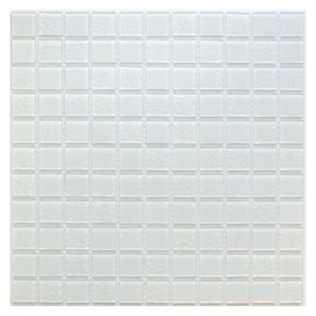 Мозаика стеклянная White Rose 300х300мм 1шт Bonaparte