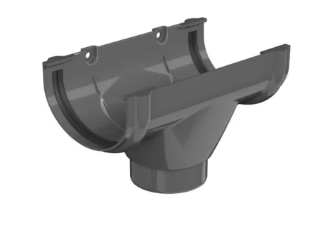 Воронка желоба ТН ОПТИМА D120/80мм серая 128174