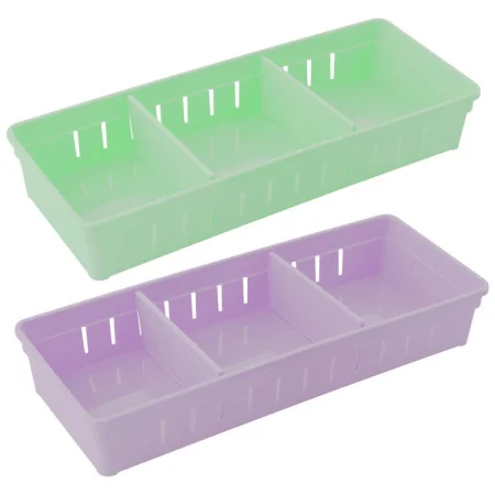 Органайзер для хранения с разделителями. Размер 34,5х11,5х4,5см. 2цв NEW