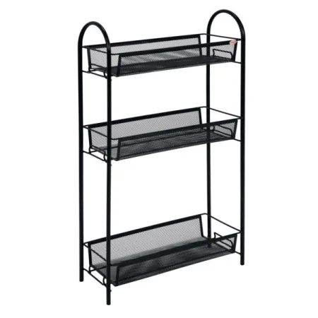 Этажерка "Ладья 13" 3 полки черный