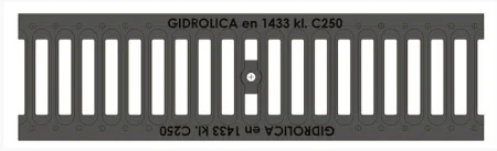 Решетка водоприемная Gidrolica Standart 500х136х13мм чугун C 250 506 *1