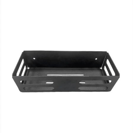 Полка прямоугольная 1-яр 25х6,5х10см металл черная Ж1336 (Verda Line) *1