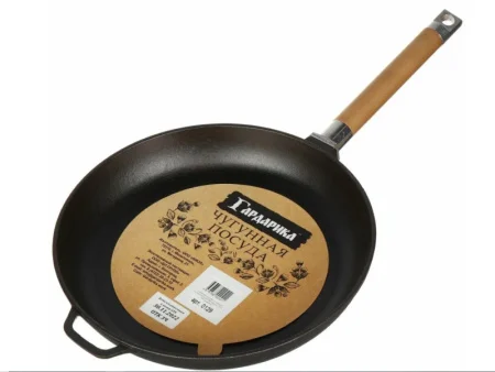 Сковорода Гардарика 28см чугунная со съемной ручкой h45 0128 *1