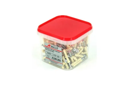 Дюбель-гвоздь 6х40 DSI UK потай (150 шт), Bullit-пл.конт 1150 мл