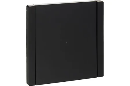 Выключатель проходной 1-кл СП "Forte&Plano" 10А FP104 с индикацией черный IEK FP-V12-1-10-1-K02