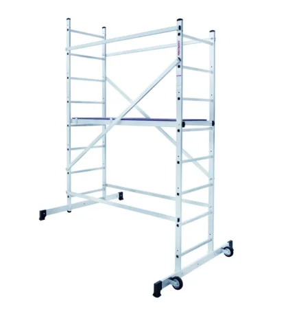 Вышка-тура алюминиевая Новая Высота NV 1410, секция А, помост 1,379х0,497 м, раб. выс. 3,3 м 1410208 *1