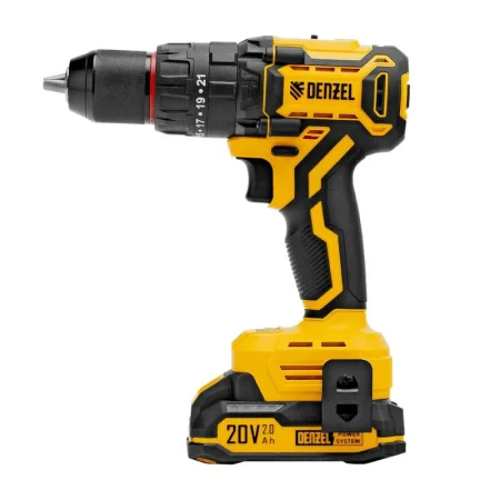 Дрель-шуруповерт аккум. Denzel CIDH-BL-20 26137 20В 2 акб.