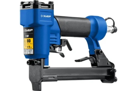 Степлер пневматический для скоб 6-16мм 21Ga, тип 80 Зубр Т80 Профессионал 31938 *1