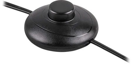 Сетевой шнур с ножным выключателем 230V 2м черный DM106 29843 (Feron) *1