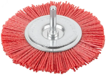 Щетка для дрели 100мм нейлон, плоская, блистер Cutop Profi 82-922 *1