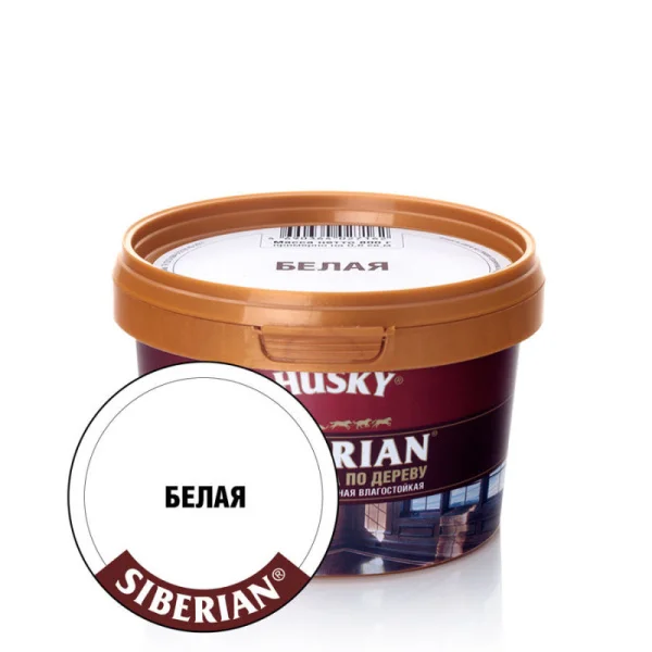 Шпаклевка по дереву Husky белая -20С° 0,4кг. *1/12