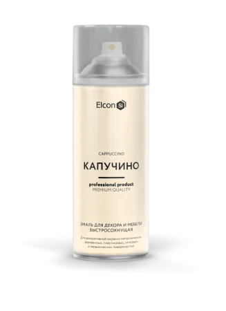 Эмаль аэрозольная Elcon капучино 520мл