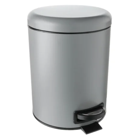 Ведро с крышкой 5 л серый ВЫВОД