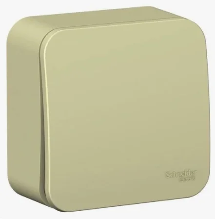 Выключатель 1-кл. ОП Blanca 10А IP20 (сх. 1) 250В с изолир. пластиной беж. SchE BLNVA101017