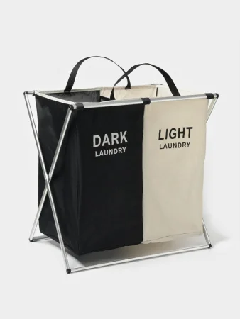 Корзина для белья складная  Laundry  60х40х58см 10709335 (Доляна)  1