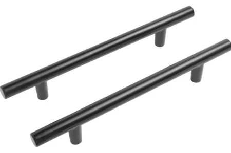 Ручка-скоба мебельная StahlBuro A8925-128 2шт BL матовый черный 16645 *1