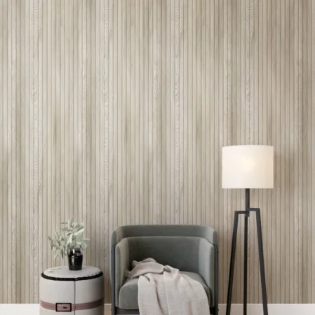 Панель стеновая реечная МДФ Stella Beats Standart Дуб Грей 2700x119x16мм