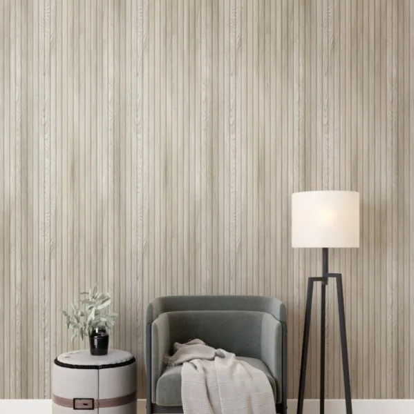 Панель стеновая реечная МДФ Stella Beats Standart Дуб Грей 2700x119x16мм