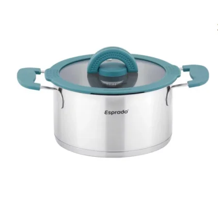 Кастрюля Esprado Morena 3,2л 20х10,5см со стеклянной крышкой нерж. сталь MORL20BE101 *1