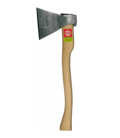 Топор кованый 800г с прямым лезвием дерев.рукоятка БЦМ 2108 *1