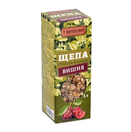 Щепа для копчения Вишня 1л BOYSCOUT 61198  1 25