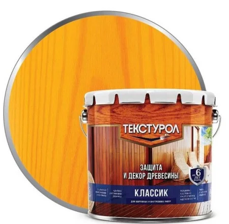 Текстурол классик деревозащитное средство Сосна 3л Л-С 0013994