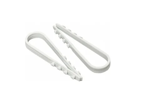 Дюбель-хомут 5-10мм для плоского кабеля белый (упак 10шт) АЭ-5059010-010 УралПак