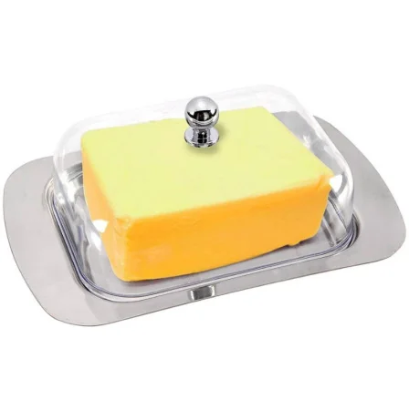 Масленка Agness С Пластиковой Крышкой 19*7*12 См Нжс (Кор=24Шт.)