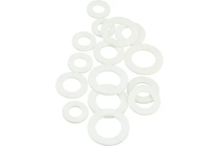 Прокладка резиновая белый 1"х1/2"х3/4" (набор 15 шт) MasterProf  ИС.131222