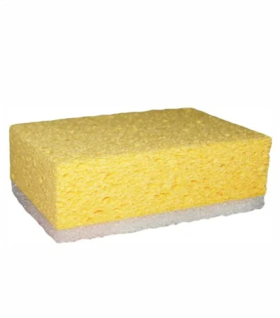 Губка целлюлозная комбинированная д/уборки эпоксидной затирки 90*145-60 мм (Диамант) *1
