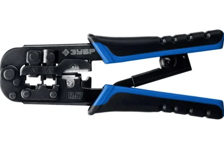 Кримпер 203мм RJ7, (RJ45, RJ11, RJ12) Зубр Профессионал 22650