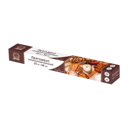 Пергамент антипригарный для выпечки 38см*25м