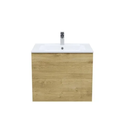 Тумба-умывальник подвесная Iddis Bild BIL60V0i95K 465х603х500мм дуб светлый