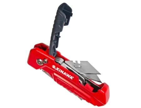 Нож складной с отвёрткой, поворотное трапециевидное лезвие 2шт Okinawa Dynamic 2409 *1