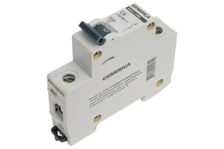 *Выключатель авт. мод. 1п С ВА47-29 6А 4.5кА х-ка С GENERICA ИЭК MVA25-1-006-C