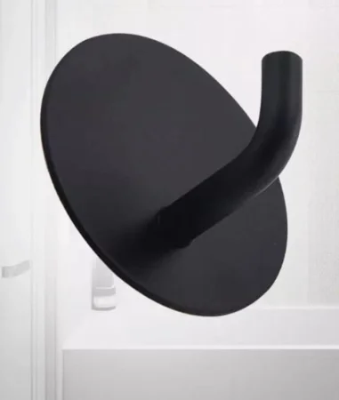 Крючок самоклеящийся DL-H-06BL черный (Deep Lake) *1