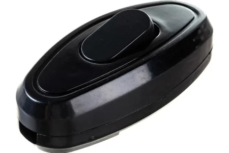 Выключатель электрический на шнур 250В 10A GLS10-01-20 черный (Stekker) *1