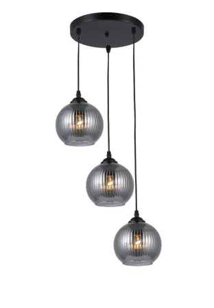 Светильник потолочный LV 9400/3 Фелис Черный Е27 60W Ø350 H700мм