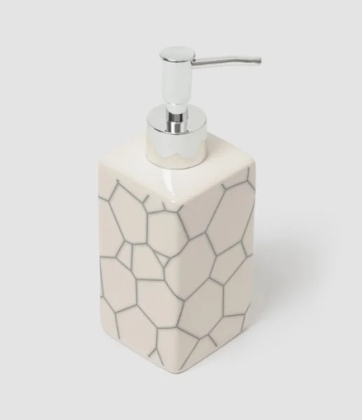 Набор для ванной Жираф 3 предмета (мыльница, дозатор для мыла, стакан) 5224947