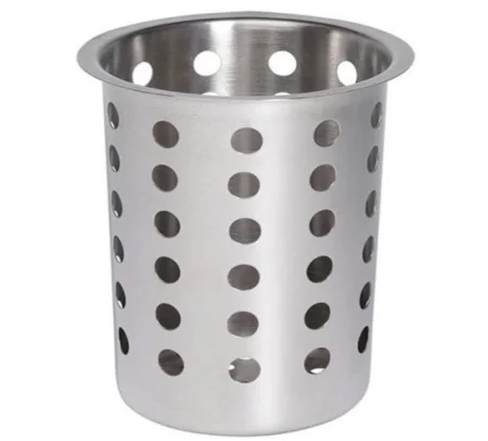 Стакан для столовых приборов из нержавеющей стали, Д=7см, В=10см, арт. TF-LA0807