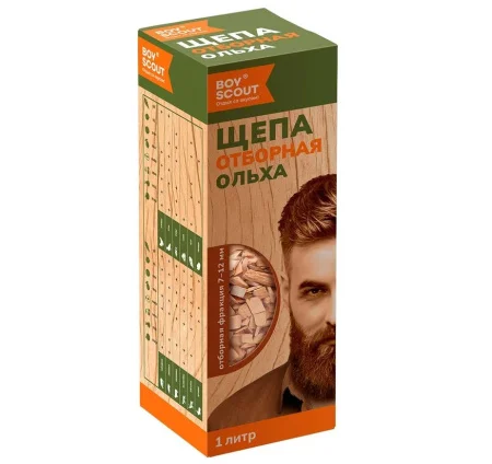 Щепа для копчения  Ольха , 1 л Boyscout 61043  1 25