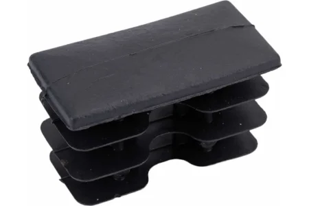 Заглушка внутренняя для трубы 20х40мм, черн.пластик, (4 шт) - пакет Tech-Krep 150031 *1