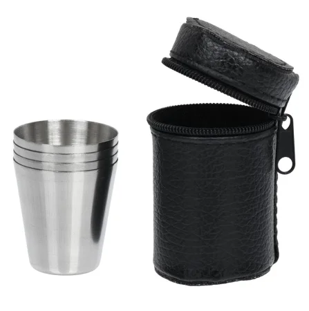 Набор стопок 4х30мл в чехле BOYSCOUT 61114