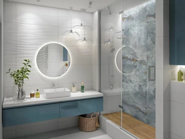 Керамогранит GlobalTile Moonlight_GT GT408013616MSR11 400х800х8,3мм 1уп=1,6м2 (5шт) синий