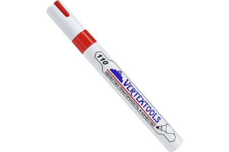 Маркер-краска строительный красный VertexTools 0020-03 *1/12/144